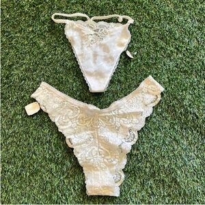 NEW Victoria’s Secret VINTAGE Panties 2 New Pairs Medium Large NWT